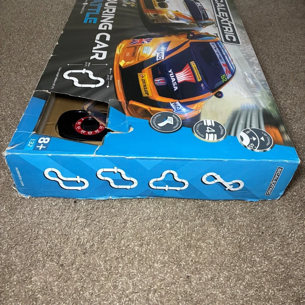 Scalextric Touring Car Battle Slot Car Set 1:32 BMW 1 Series Honda Civic Racing